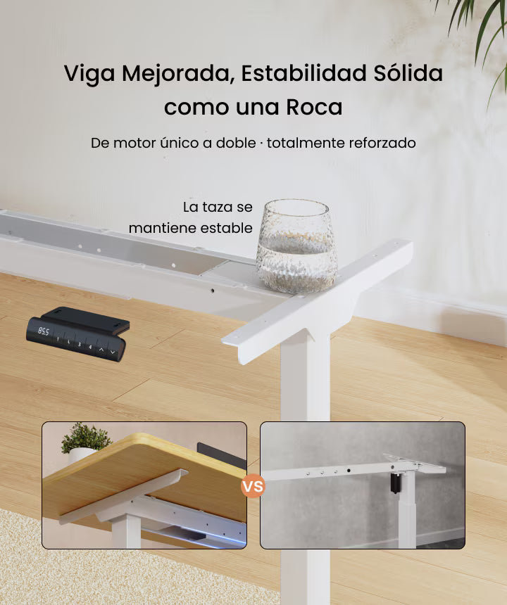 Escritorio Eléctrico Regulable 2motores 220v + Garantia2 Años Flexispot