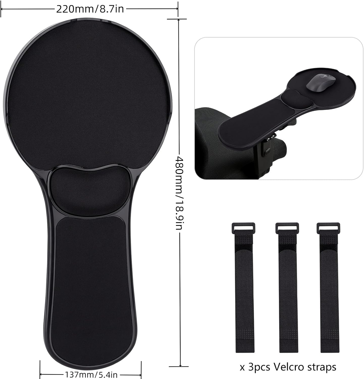 Soporte De Brazo Con Cojín Y Mousepad