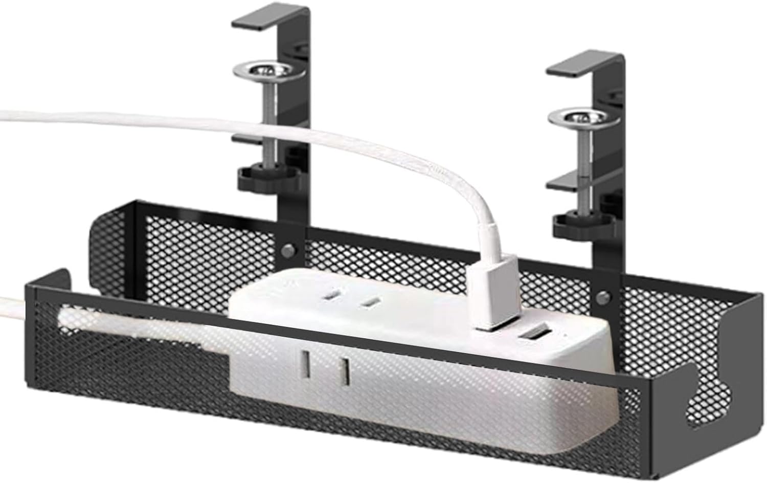 Bandeja Organizadora De Cables Negra