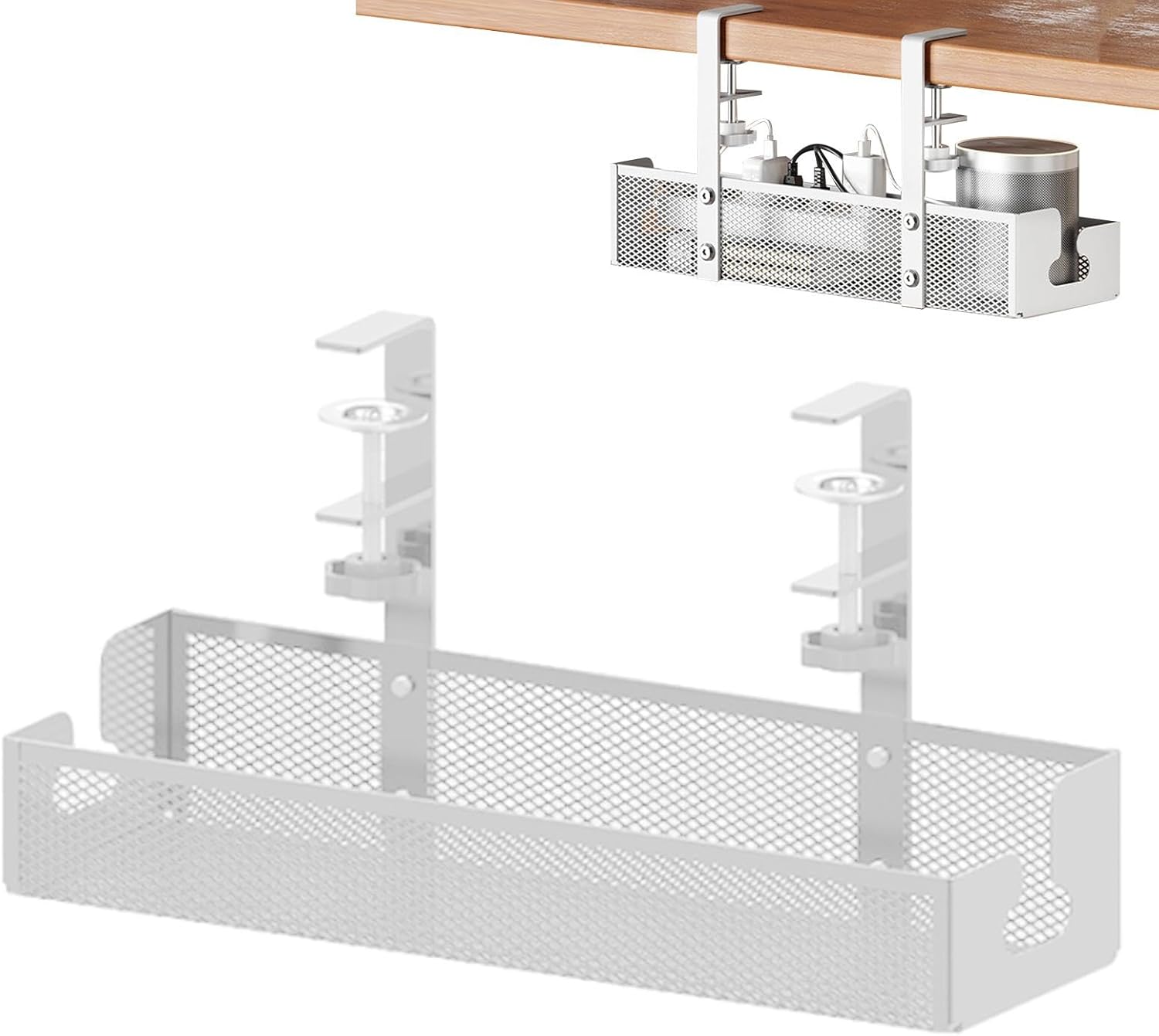 Bandeja Organizadora De Cables Blanca