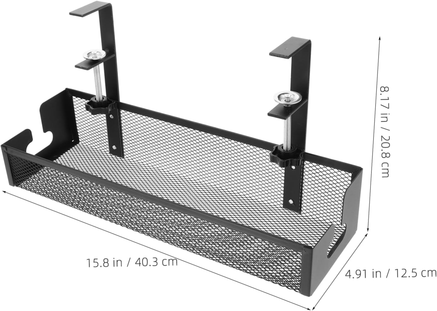 Bandeja Organizadora De Cables Negra