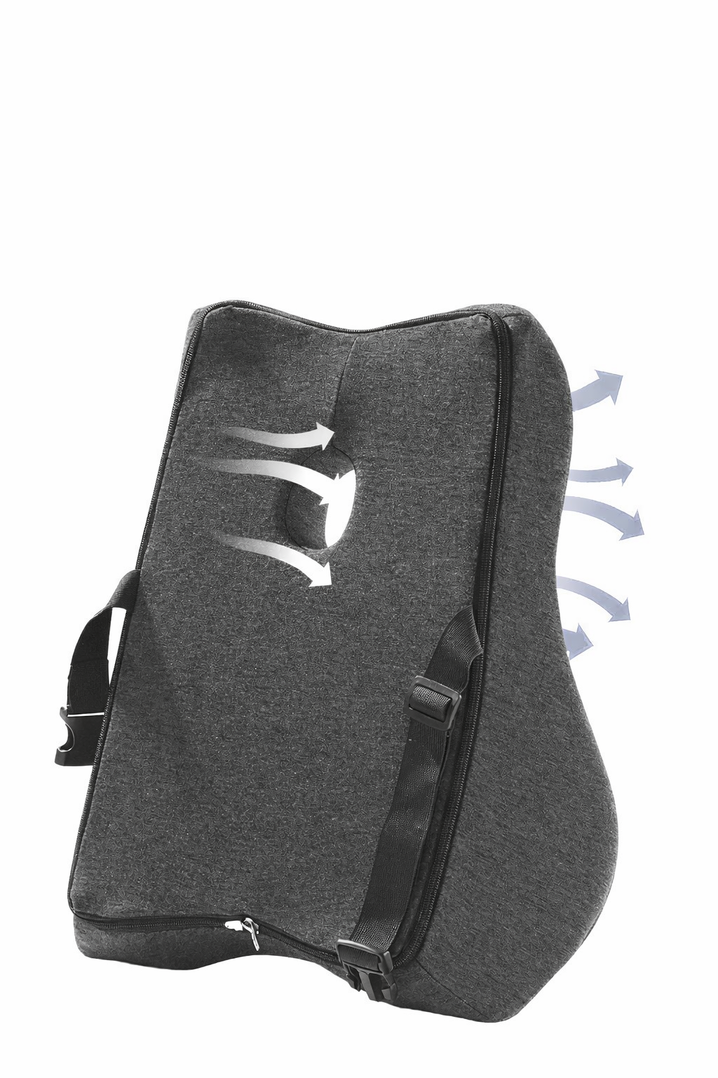 COJIN RESPALDAR LUMBAR MEMORY FOAM FUNDA ALGODON
