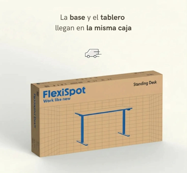 Escritorio Electrico Flexispot EN1 Regulable Negro