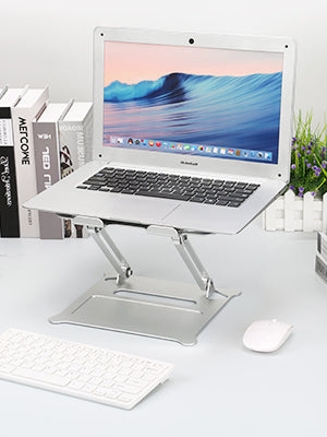 Soporte de aluminio para Laptop  - Plateado