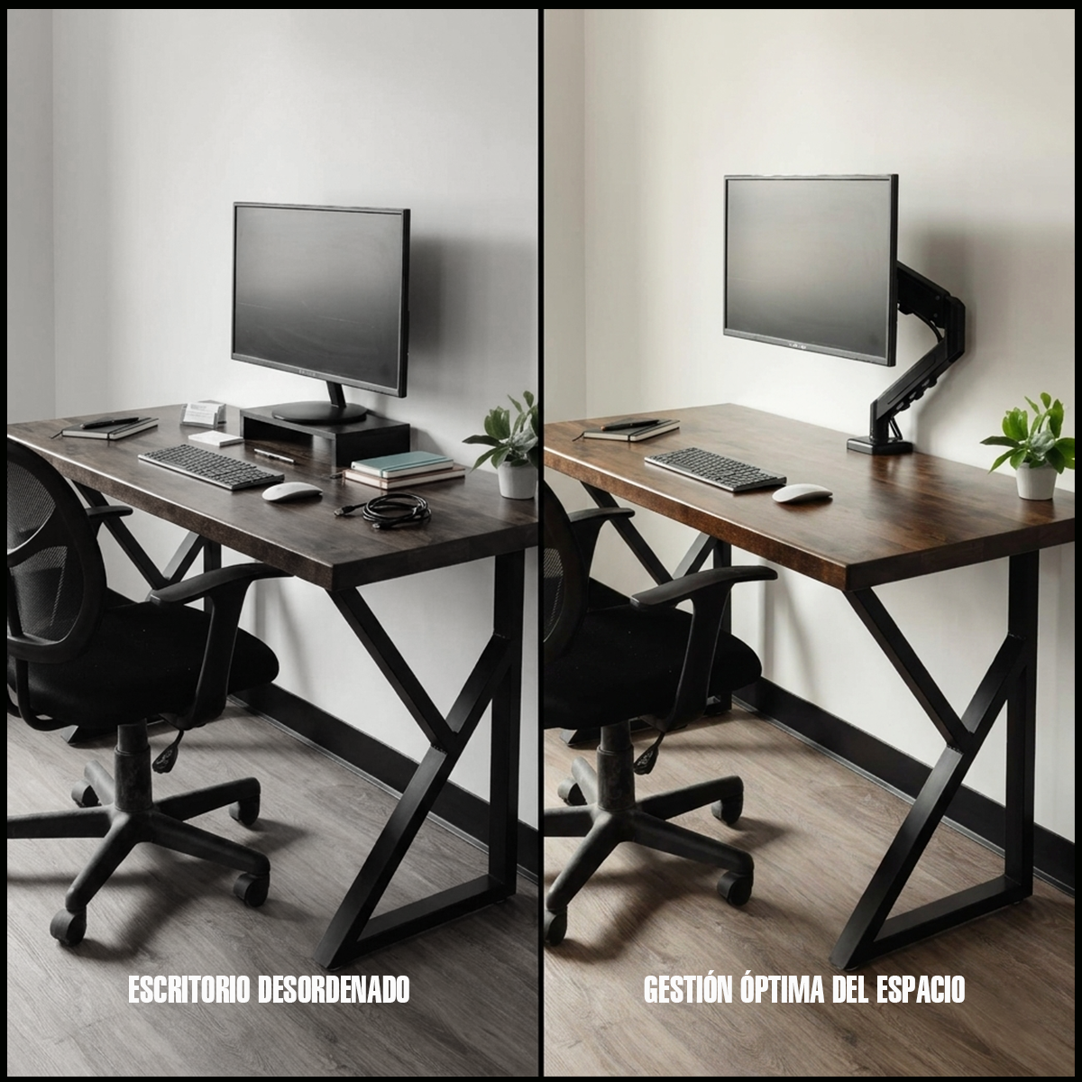 Soporte Monitor Ergonómico Flexispot 17 A 32 Pulgadas